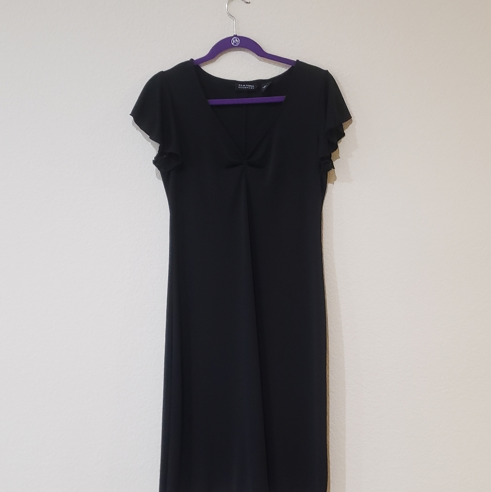 Sleek black dress